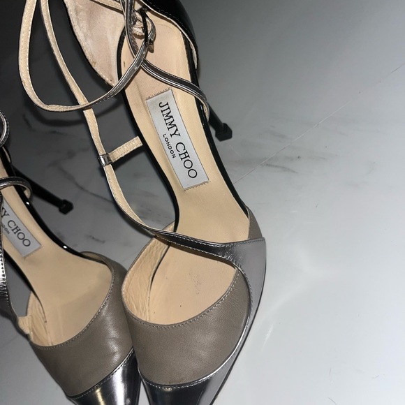 đź‘‘Jimmy Choo Mutya Colorblock heelsđź‘‘ - Picture 4 of 9